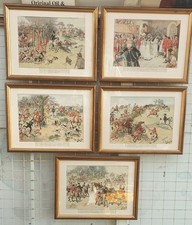 Pears Hunting Prints, Set of Five Hugh Thomson 1860-1920.  A Tally Ho Idyll