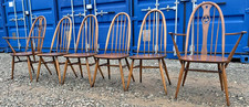 6 Ercol Quaker Dining Chairs