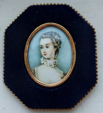Antique Miniature Portrait –