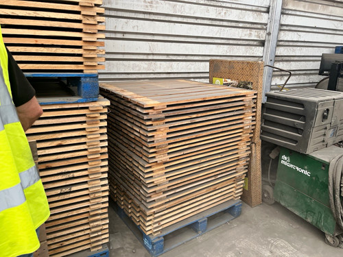 Wooden pallet boards sections - wooden,
