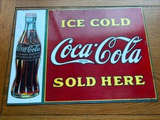 Coca Cola Sign Metal Size