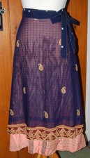 Ladies, Thai, Ethnic, Wrap, Paisley, Casual, Beach, Skirt, size 10-14