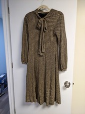 Bella donna size s gold dress