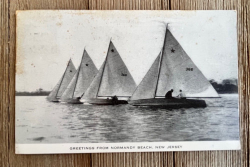 Vintage postcard normandy - vintage,