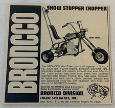 1971 BRONCCO Mini-Trike ad ~