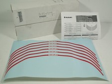 Suzuki Motorcycle 17" Wheel Rim Tape Red + Logo 990D0-WHL03-RD1 Genuine OE