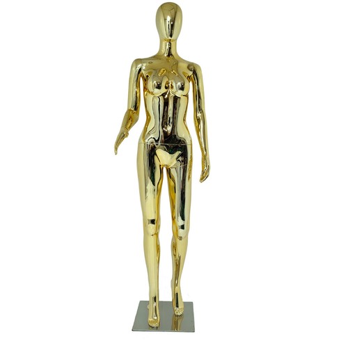 Gold luxury female mannequin - female,