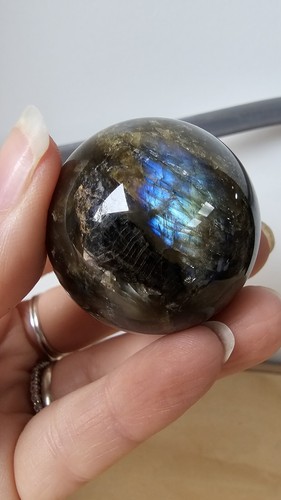 Labradorite crystal sphere orb - crystal,
