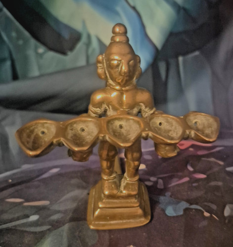 Vintage mini indian brass - indian,