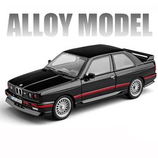 1:24 BMW M3 E30 Alloy Diecast Car Model with Sound & Light - Kids Toy Gift