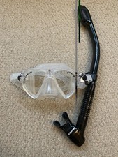 Cressi Ocean Adult Dive Mask And Cressi Dry Snorkel Combo Set