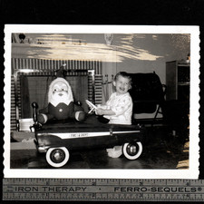 Santa Brings Happy Kid A 1960s