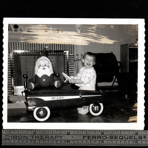 Santa brings happy kid - santa,