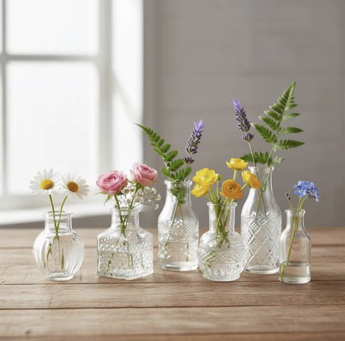 Glass bud vases - vases, in