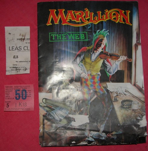 Marillion tour programme - tour,
