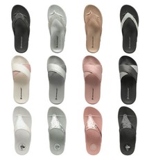 WOMENS FLIP FLOPS LOW WEDGE