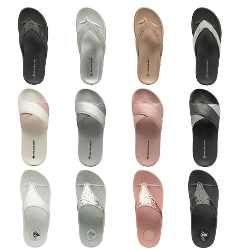 Womens flip flops low wedge - low,