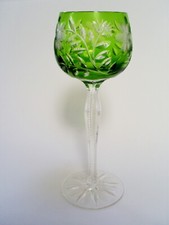 FINE VINTAGE BOHEMIAN GREEN