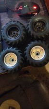 Vintage Original Tamiya Toyota Bruiser Wheels/Tyres