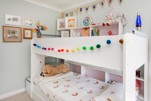 Bunk bed with storage - with,