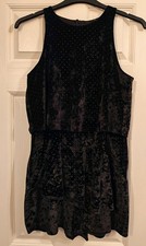 Black Playsuit With Sparkle