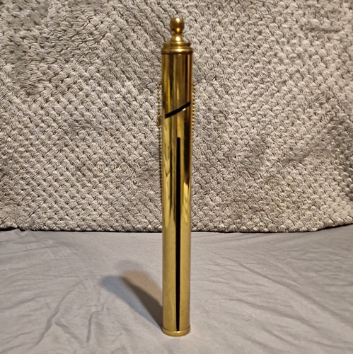 Vintage solid brass tubular - solid,