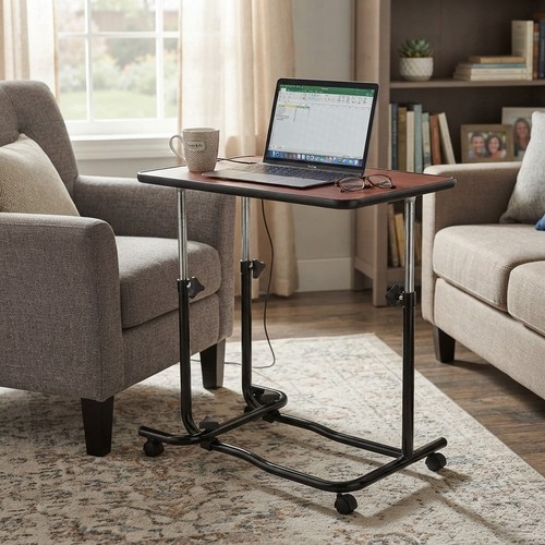 Sturdy tilting overbed and - tilting,