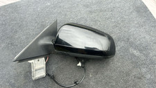 AUDI A4 B7 S LINE CABRIOLET 06-09 FRONT LEFT WING MIRROR BLACK LZ9Y ELECTRIC