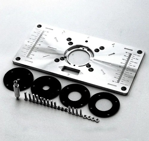 Aluminium router table insert - router,
