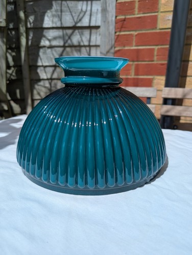 Vintage blue ribbed cased - ribbed,