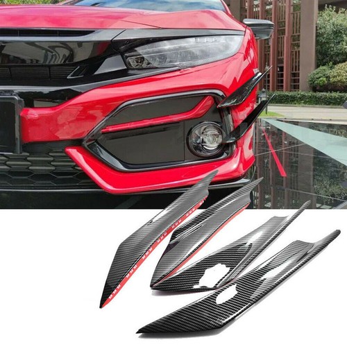Car 4pc front bumper - front, side