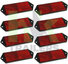8 x Red Rear Reflectors for