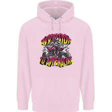 Quad Biking Adrenaline ATV Biker Off Road Childrens Kids Hoodie
