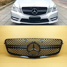Full Shiny Black Front Grille