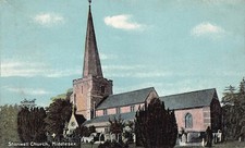 POSTCARD - SURREY - STANWELL CHURCH - ST MARYS - POSTED 1908