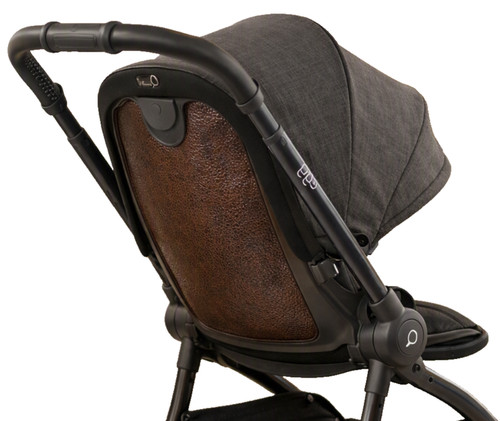Egg quail back panel brown - egg,
