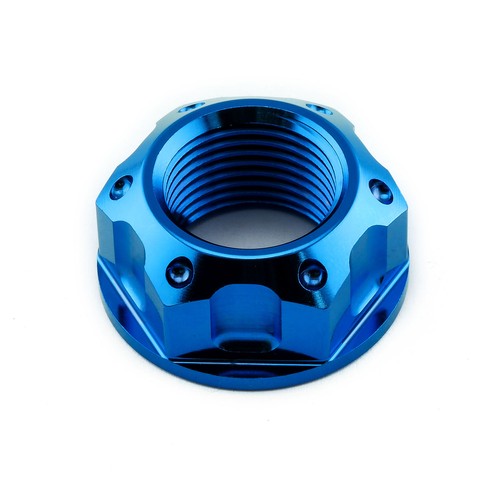 Titanium flanged axle nut m18 - flanged,