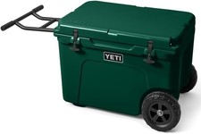YETI Tundra Haul Wheeled Cool Box Insulated Hard Cooler Black Forest Green