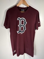 New Era Boston Red Sox T Shirt Mens Medium Red Short Sleeve MLB Official Merch