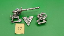 Warhammer The Old World Skaven Metal Jezzail Gunner & Shield Bearer Weapon Team