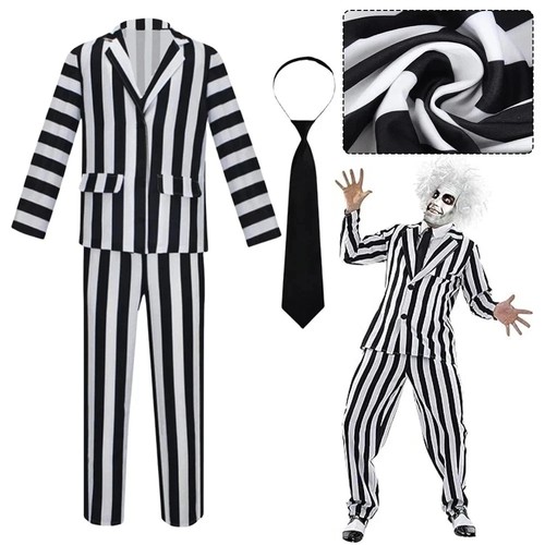 Men beetlejuice fancy dress - men,