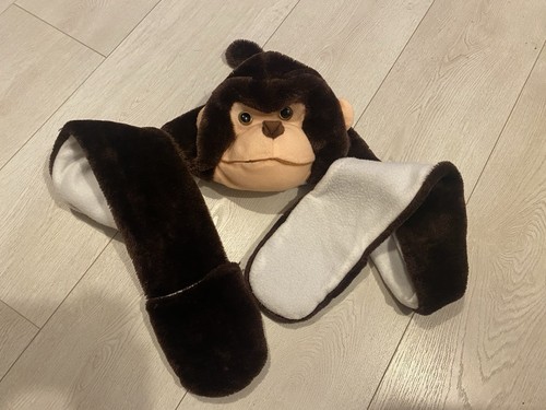 Monkey hat with attached - monkey,