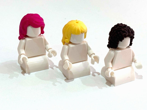 Lego genuine mini doll hair - lego,
