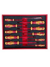 11PC Insulated Screwdriver Set Slotted Tool Set EVA foam.