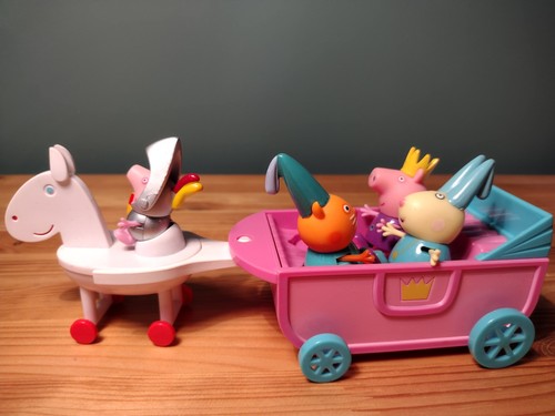 Peppa pig carriage set with - peppa,