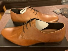 TOPMAN Tan Brown Leather Derby