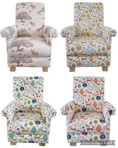 Children armchairs woodland - children's,