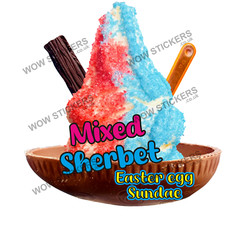 Ice cream van sticker Mixed