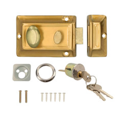 Front Door Lock Brass 60mm