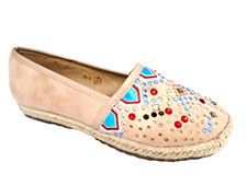 ESSEX GLAM BEIGE SUEDE MULTI